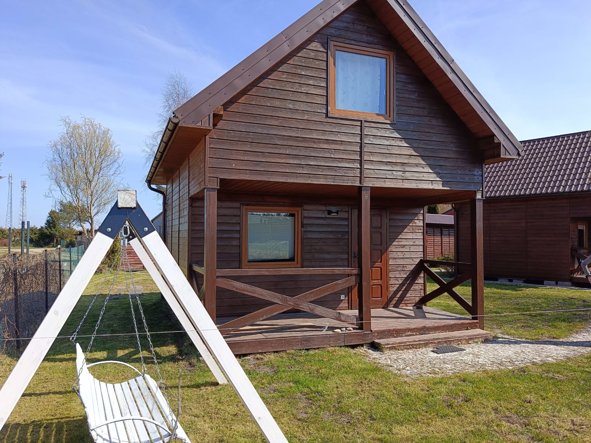 Relaks w hamaku nad morzem w Oazie Wicie